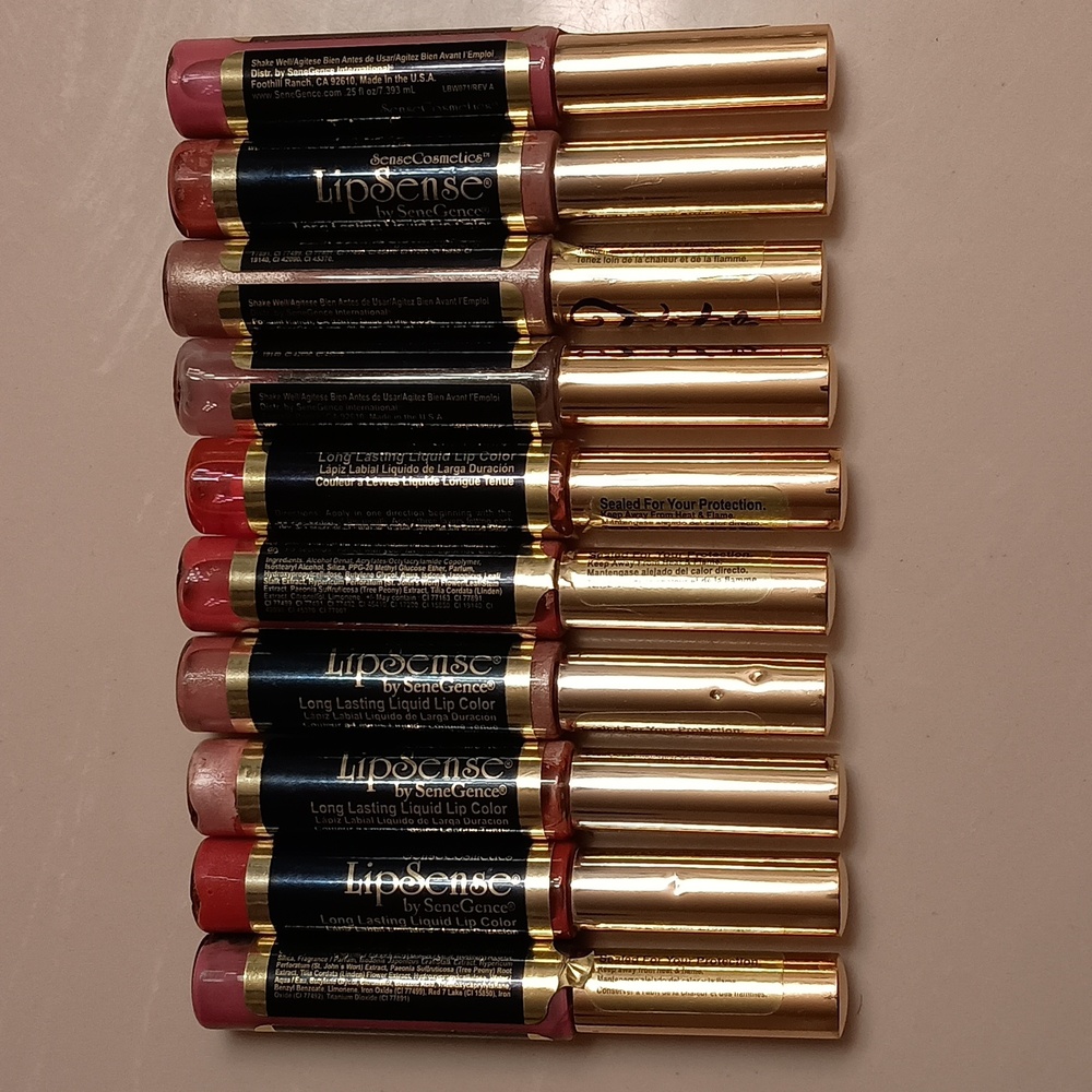 TESTERS LipSense Vibrant Lip Gloss Collection x10